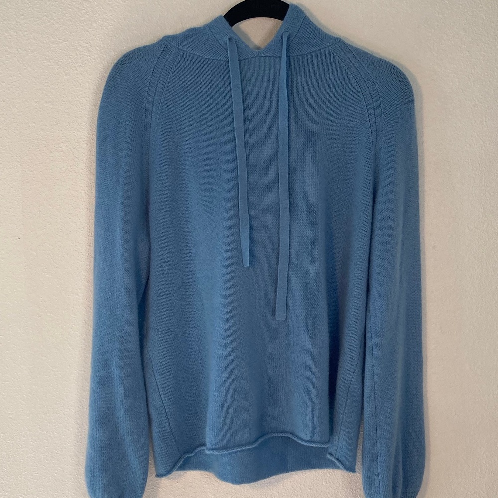 vince cashmere raglan sleeve pullover hoodie - Picture 2 of 13